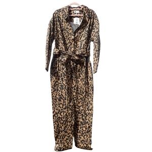 REVOLVE Lita by Ciara Jumpsuit Chetah Belted long pants size XL $398 NWT